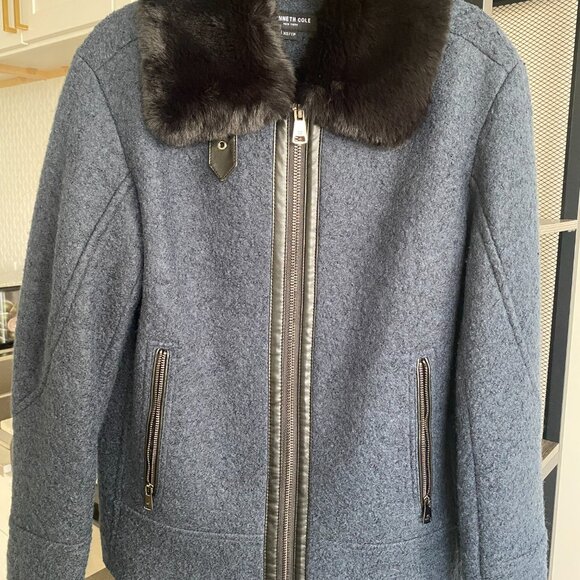 Kenneth Cole Women's Wool Coat - Picture 9 of 9